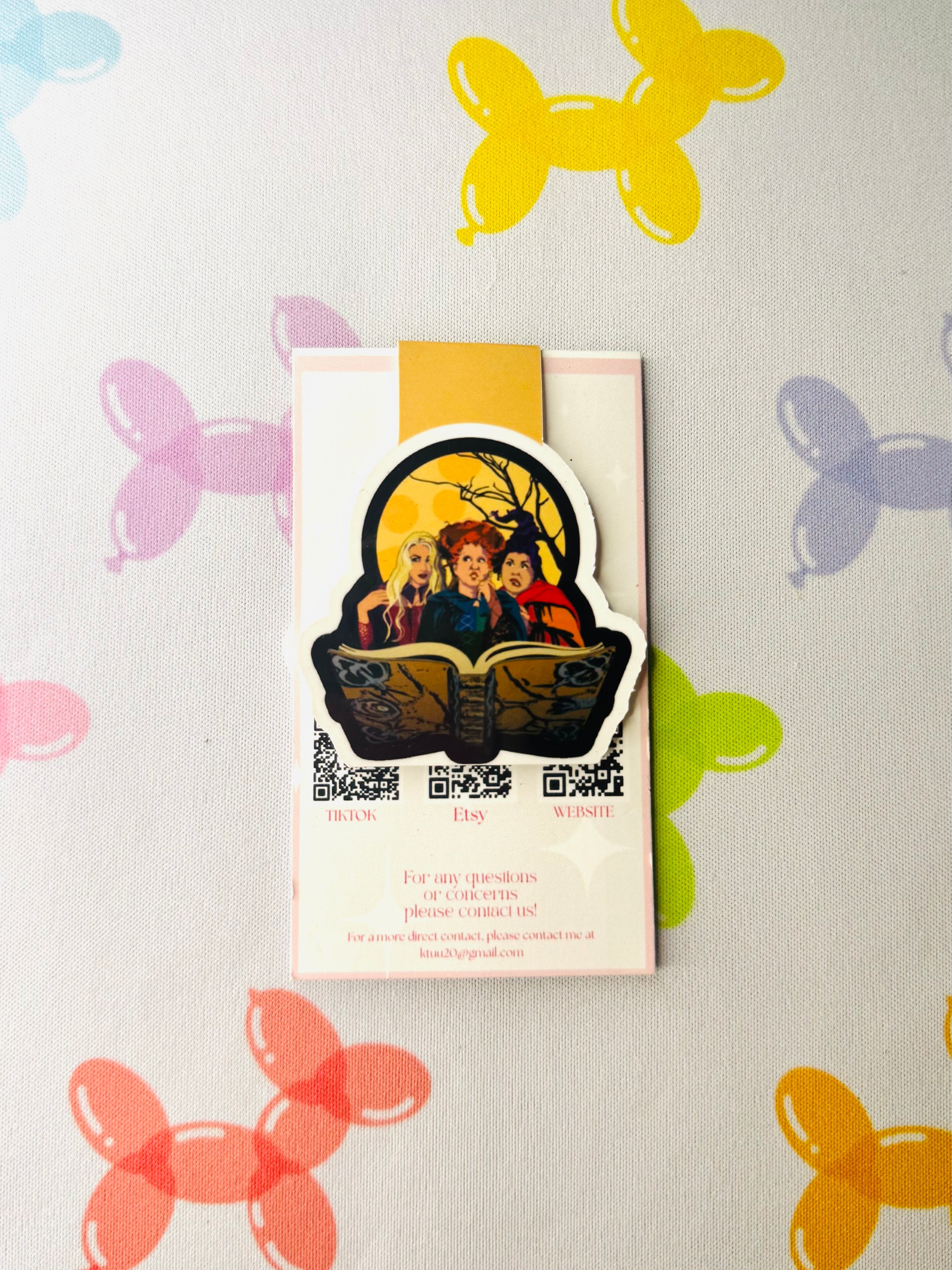 Hocus Pocus Magnetic Bookmark