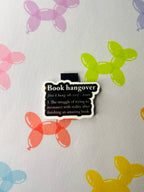 “Book Hangover” Magnetic Bookmark