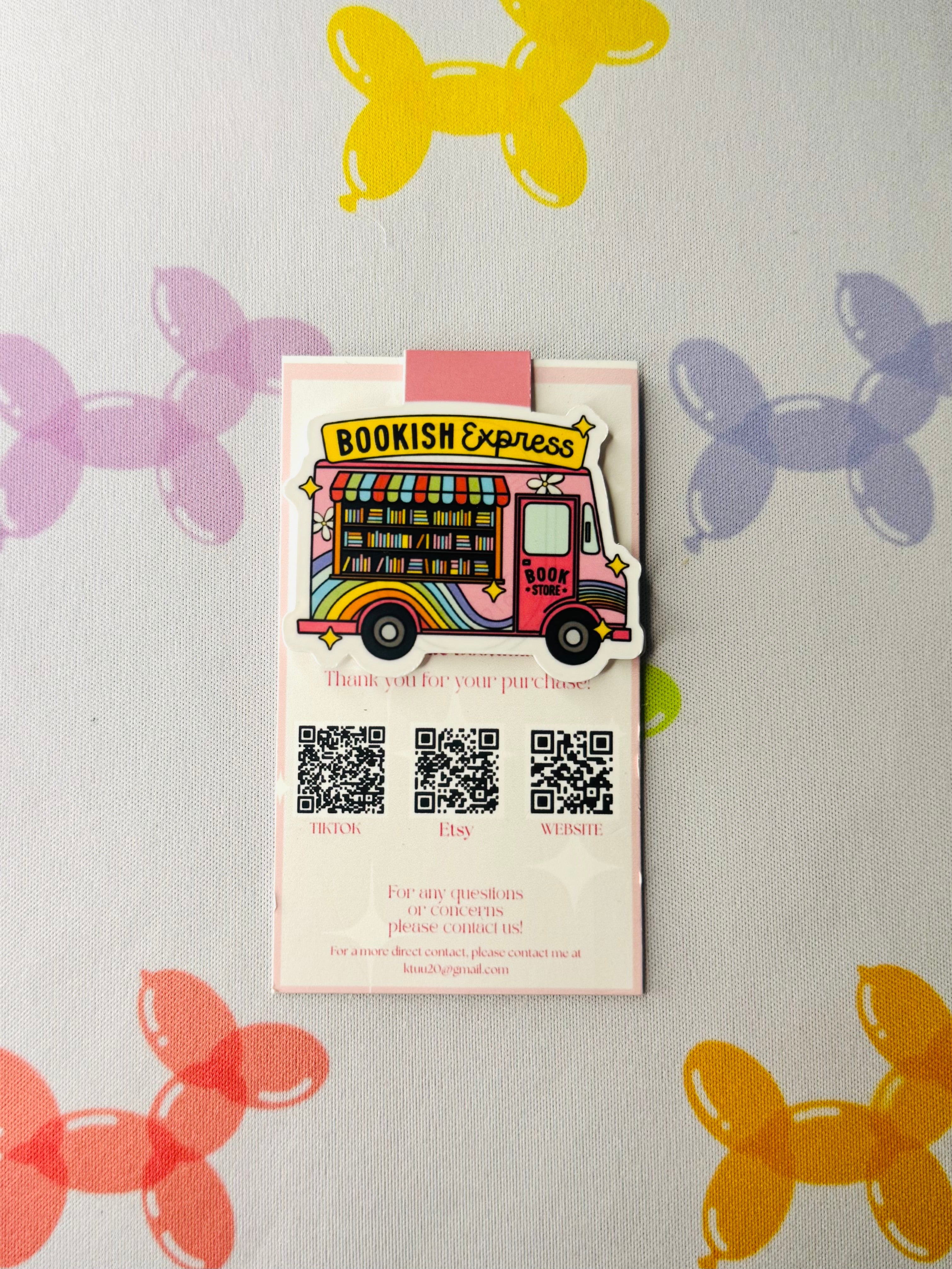 Bookish Express Magnetic Bookmark