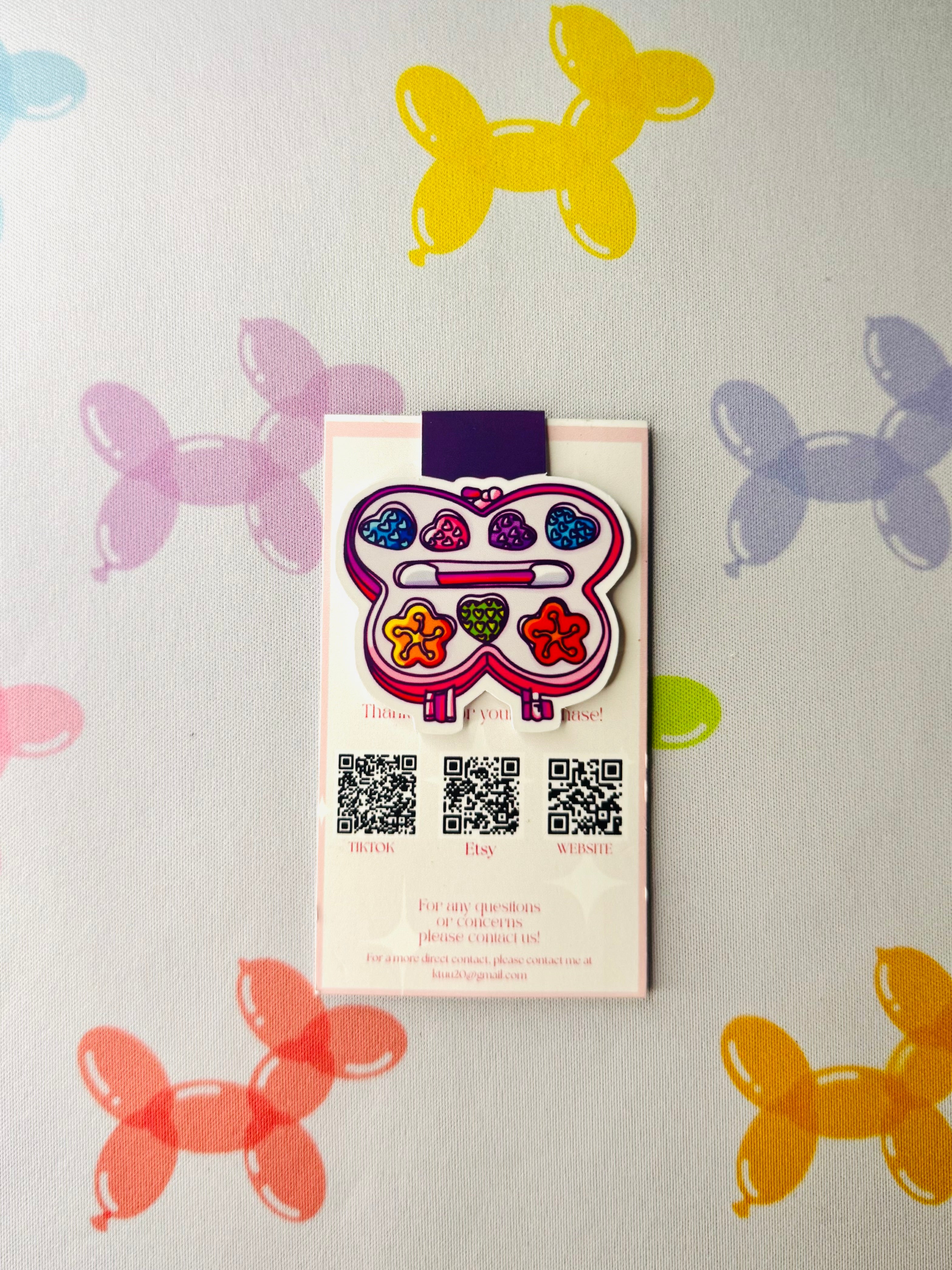 90’s Makeup Kit Magnetic Bookmark