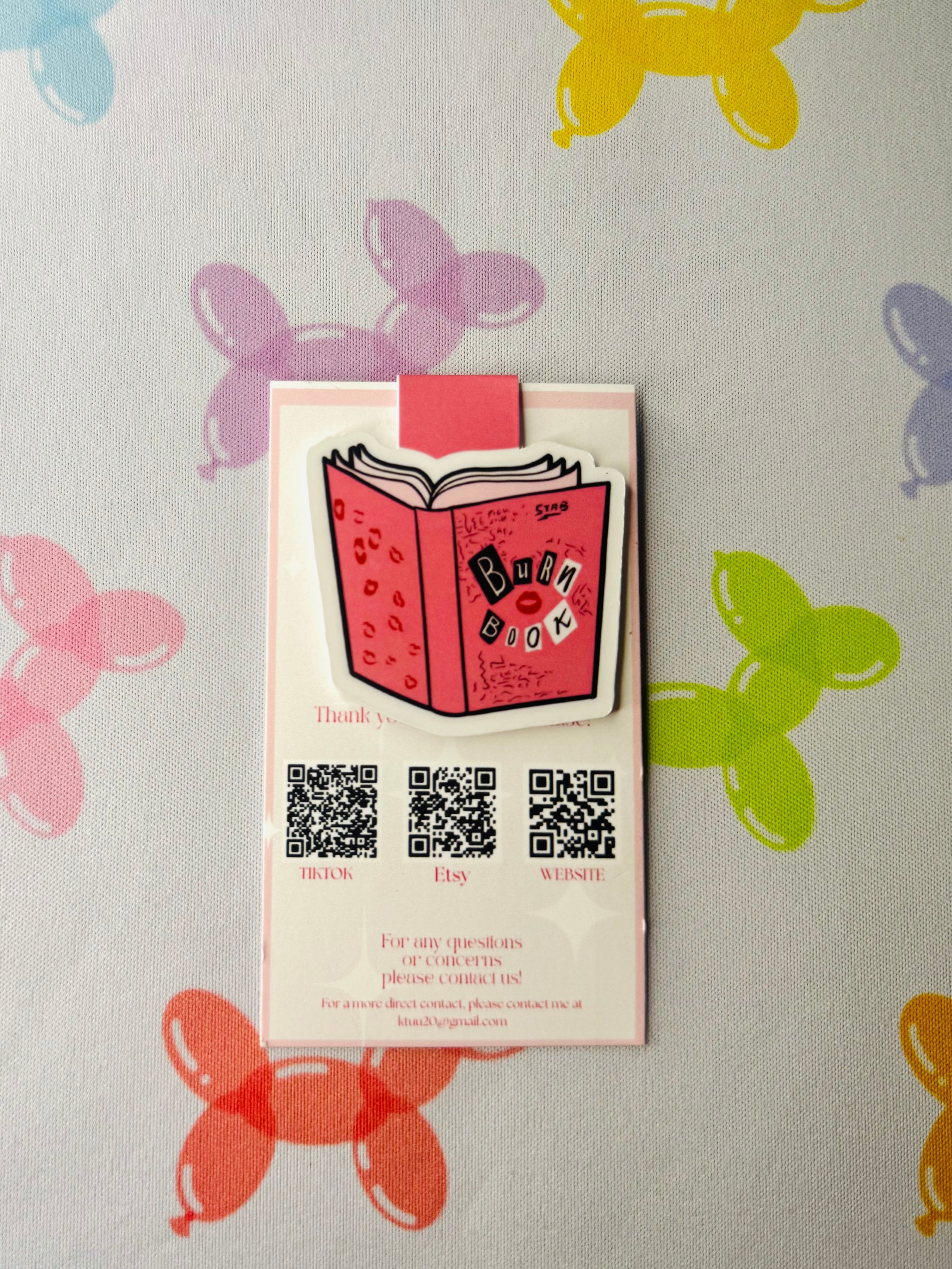 Mean Girls “Burn Book” Magnetic Bookmark