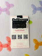 “Book Hangover” Magnetic Bookmark