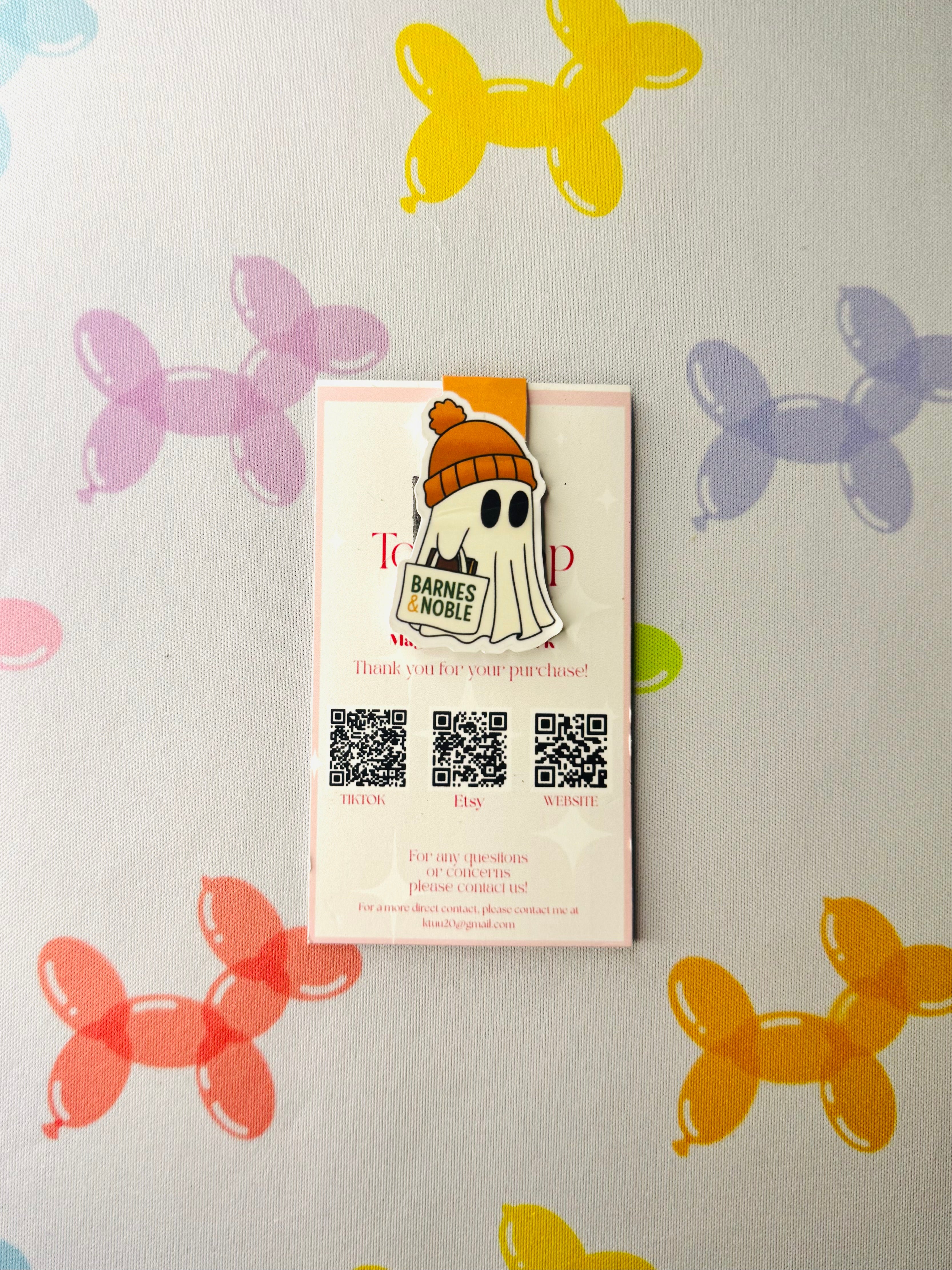 Barnes & Noble Ghost Magnetic Bookmark